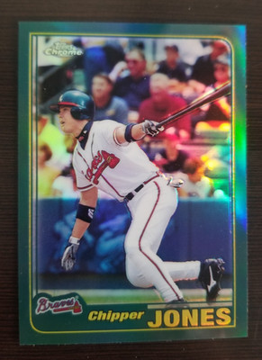 2001 Topps Chrome Chipper Jones Retrofractor #2
