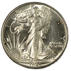 1945-P Walking Liberty Silver Half Dollar Brilliant Uncirculated BU+