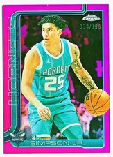 2025-26 Topps Chrome Donte Divincenzo Magenta Refractor #145 (044/399)