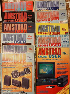 Amstrad Computer User Magazine All issues from 1985 - CPC 464