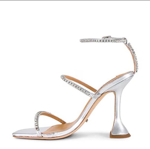 Tony Bianco Shy Sandal - 7 - Silver Nappa Metallic - Picture 5 of 5