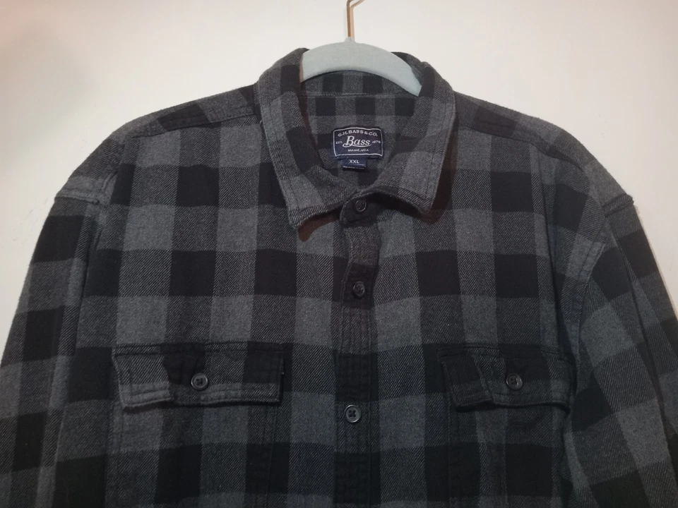 G H Bass and Co Flannel Men’s Size 2XL - Image 3 of 4