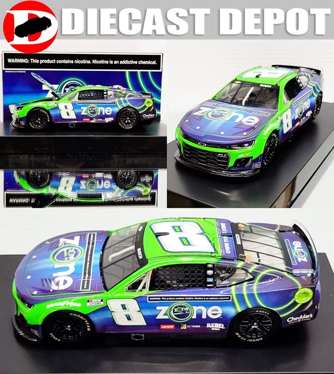 Kyle Busch Multi-Color 1:24 Diecast Racing Cars for sale | eBay