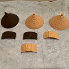 Vintage Marx Jungle Daktari Playset Native Huts Lot Hard Plastic