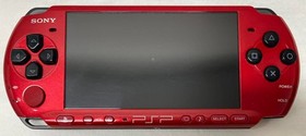 PSP 3000 Red and Black / New Battery / Genuine Sony Charger / Region Free / 32GB