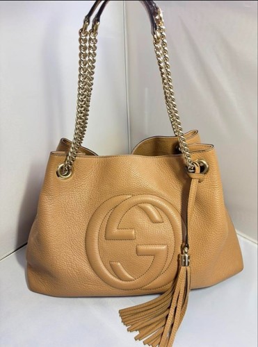 Bolso de Hombro Gucci Correa de Cadena Cuero Soho Mediano - Imagen 6 de 7