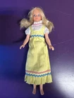 Vintage Quick Curl Skipper 1967 Mattel Barbie #8610 Yellow Maxi Dress 1973 Doll