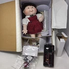 Jennifer Sue Porcelain Doll Vintage Danbury Mint Cabbage Patch Kids 1995 CIB Box