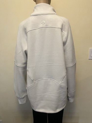 Lululemon Scuba Stretch Fleece Funnel Zip Up Bone M/L - Picture 2 of 5