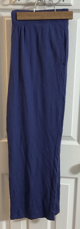 CANDACE CAMERON BURE PANTS LARGE BLUE NWOT 