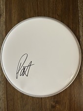 Patrick Wilson ‘Weezer’ Drummer Band Signed 10” Drumhead Pat Patrick Wilson ‘Weezer’ Drummer Band Signed 10” Drumhead Pat