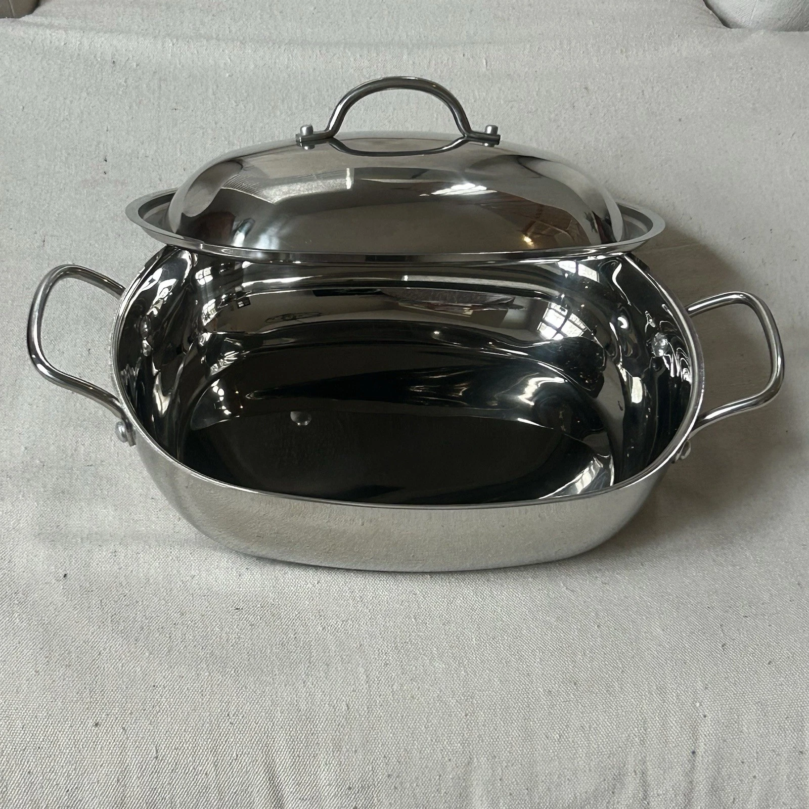 Farberware Roaster 5 Qt 18/10 Stainless Steel Impact Bonded Even Heat Distrib