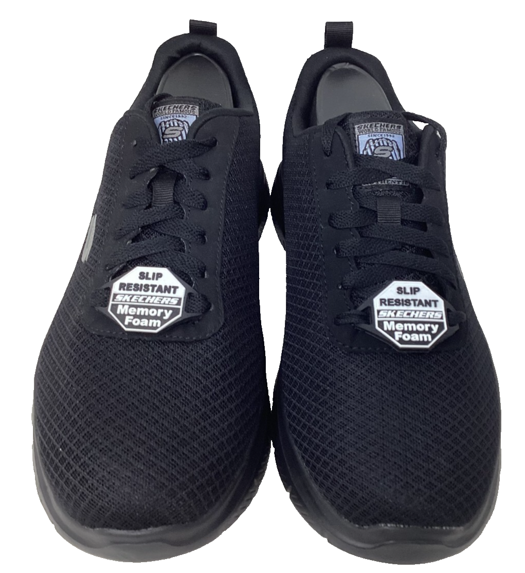 Skechers Men's Work RF Flex Advantage Bendon Work Shoes Blk Wide