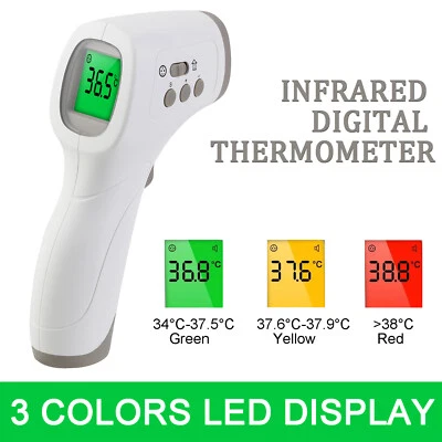 BIOLAND Digital Infrared Thermometer Forehead Non-Contact Temperature Gun For Adult/Baby