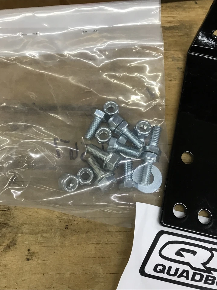 03-14 Yamaha 350 400 450 Kodiak Bruin Grizzly cabrestante placa de montaje quadboss advertencia Foto 3 de 4