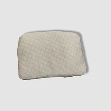 Wellness Collection White Memory Foam Cluster Pillow W/ Charcoal-Infused Cover