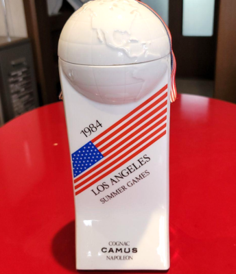 CAMUS NAPOLEON COGNAC Empty Bottle 1984 LOSANGELES SUMMER GAMES