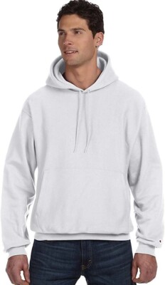 Brand New Champion Reverse Weave Hoodie Blank Size XS Silver