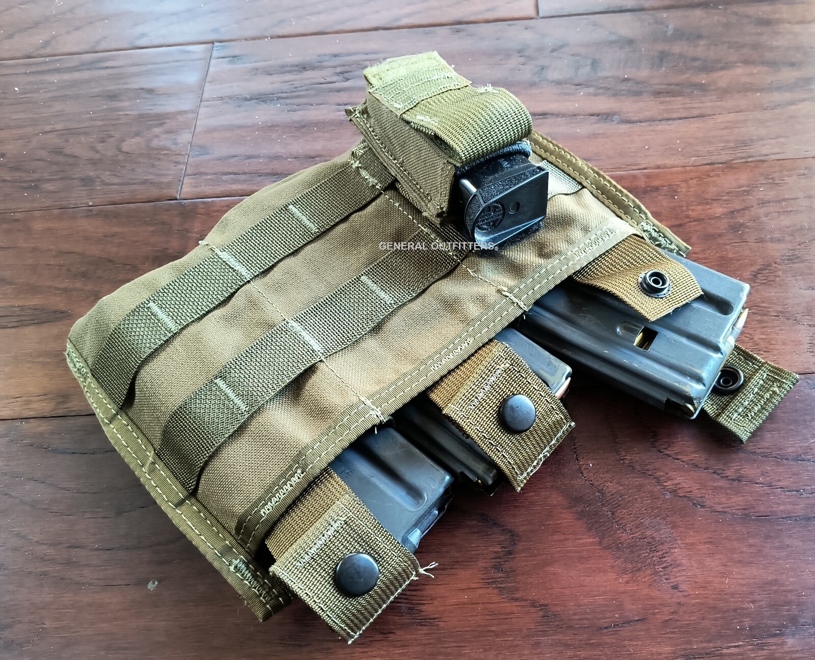 Triple Magazine Pouch 30 Rnd 5.56 & Pistol Mag Genuine Military USMC Issue