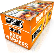 Hothands Body Warmers with Adhesive - Long Lasting Safe Natural Odorless Air Act