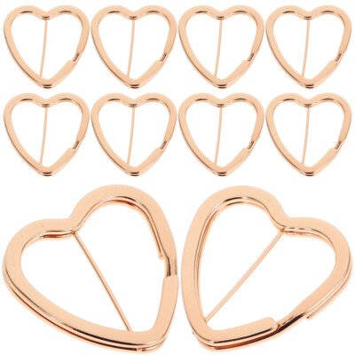 30 officiel Pcs Coeur Porte-clés Porte-clés Accessoires Anneaux pour Artisan Homme
