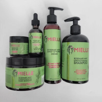 MIELLE ORGANICS MIELLE Rosemary Mint Strengthening Hair Care Products 5 Piece Set