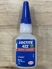 Henkel Loctite 422 Instant Adhesive (233927) Clear, 1 oz. Bottle, Exp. 04/2026