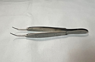 Storz E1888-C Harms-Tubingen Tying Forceps Curved 6.5mm Tips X 4'' Length