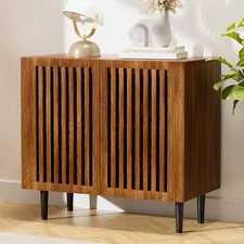 Farmhouse Storage Cabinet, 31.5" Buffet Accent Cabinet