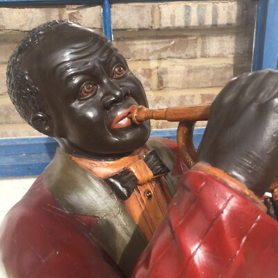 Large Jazz Trumpet Player Statue Louis Armstrong New Orleans