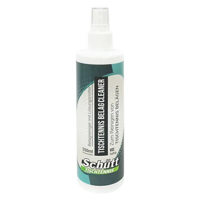 Schütt Tischtennis Belag Reiniger 250ml | Pumpzerstäuber | Lösungsmittelhaltig