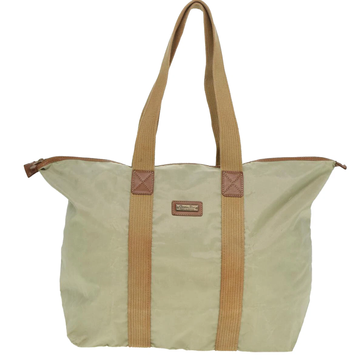 Dior    Sac fourre tout synthétique beige authentique