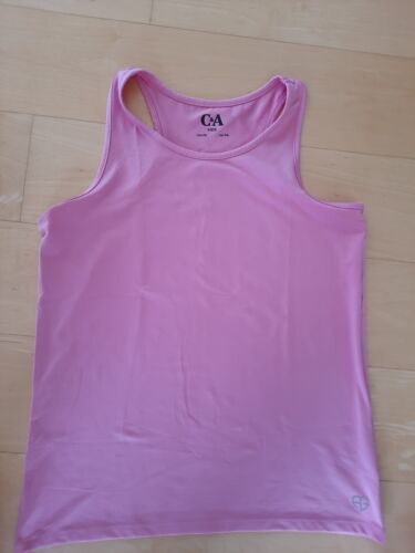 ++ Sport Langarmshirt + Top Gr. 170 / 176 schwarz rosa mit Kapuze C&A neuwertig - Bild 4 von 5