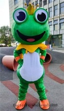 Halloween The Frog Prince Mascot Costume Adult Cosplay Cosplay Party Fancy Dress