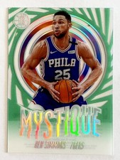 2019-20 Illusions Ben Simmons Emerald Mystique SP Insert #15 Acetate Nets Green