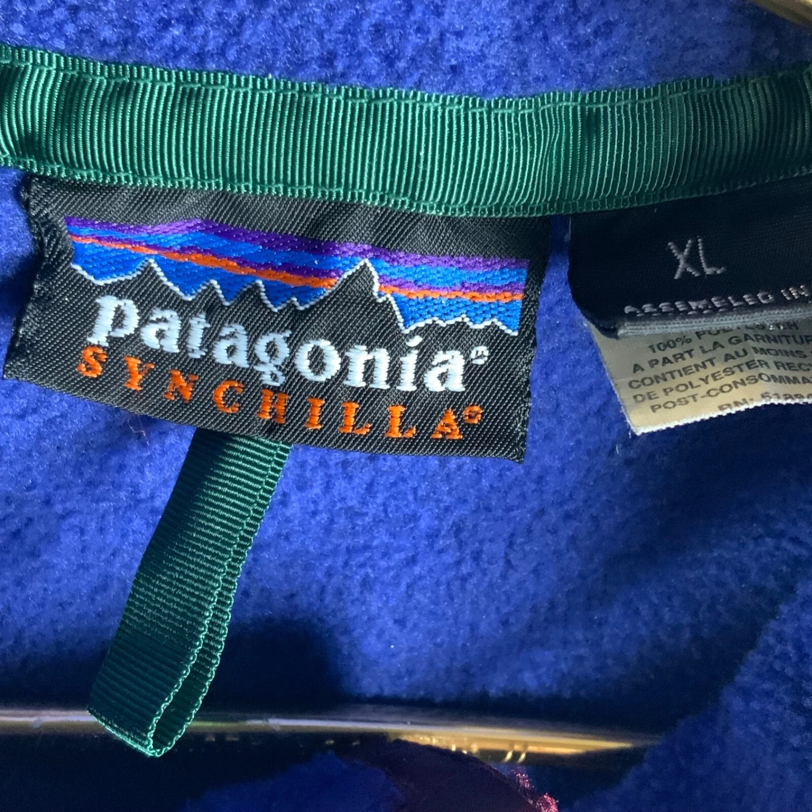 patagonia vintage synchilla snap t fleece jacket