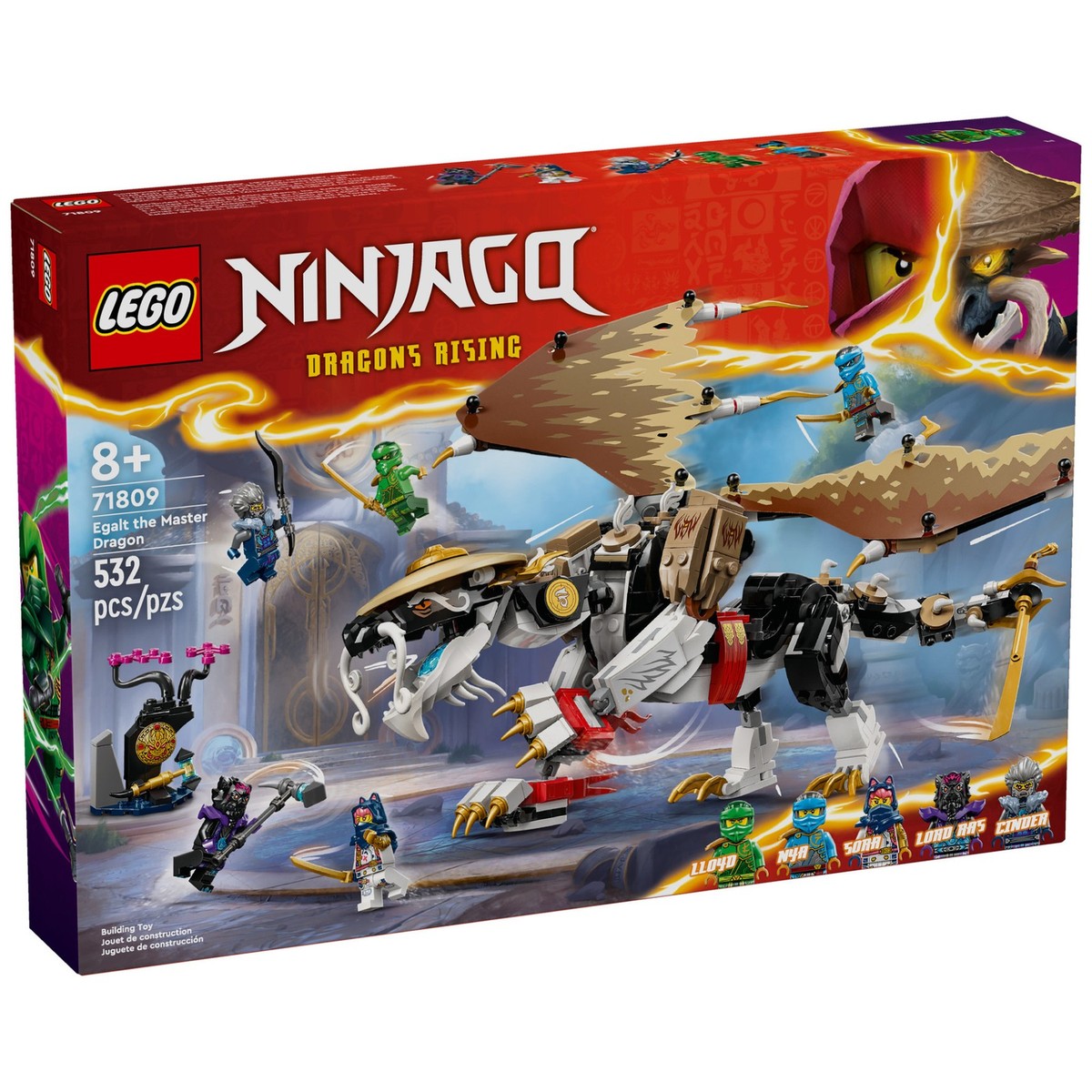LEGO NINJAGO Sets: 71809 Egalt the Master Dragon NEW 673419389761