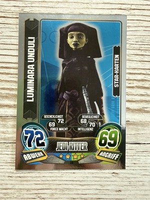 Star Wars Force Attax; Star Karten Luminara Unduli