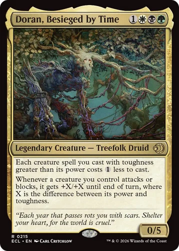 x1 Doran, Besieged by Time ECL Lorwyn Eclipsed MTG 215 M/NM 1x