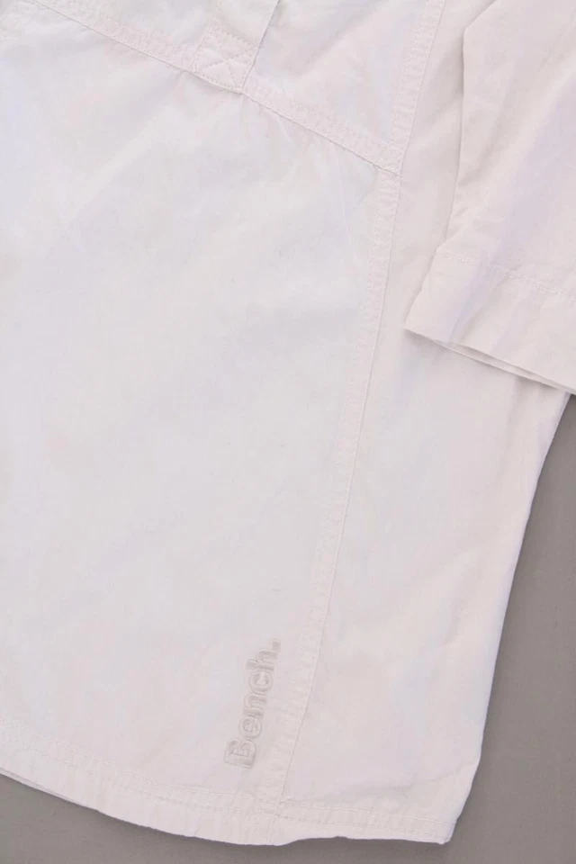 ✅ Bench Kurzarmbluse Classic Bluse für Damen Gr. 38, M creme aus Baumwolle ✅ - Bild 3 von 4