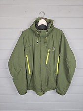 Giacca con cappuccio Haglöfs verde astrale elio gore-tex uomo piccola impermeabile guscio