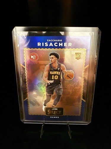 2024-25 Panini Select Zaccharie Risacher Score Blue /75