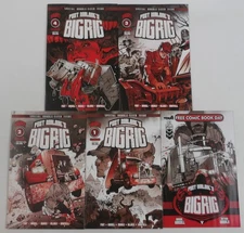 Post Malone's Big Rig #0 & 1-4 VF/NM complete series - 1st print - Vault Comics