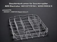 Geschirrkorb Unten Aeg Electrolux 140133729156 405519553/3 Korb GeschirrspüLer