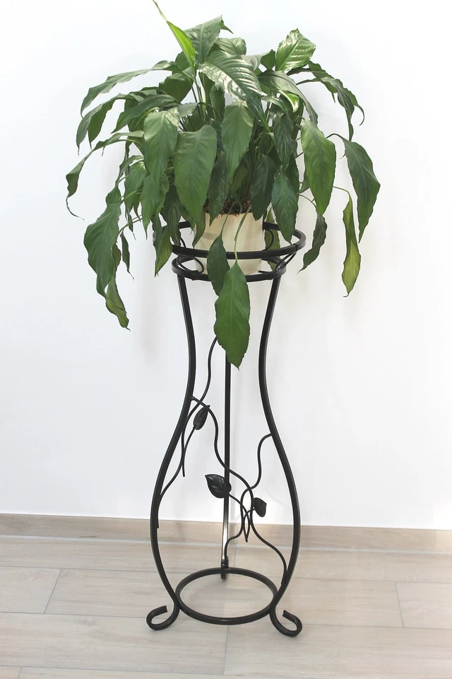 Blumensäule Metall Schwarz KW405 Blumenständer 90cm Pflanzenständer Blumenhocker - Bild 2 von 4