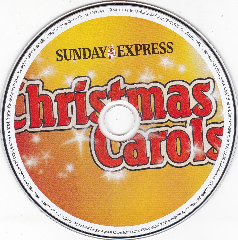 CHRISTMAS CAROLS ( SUNDAY EXPRESS Newspaper 15 Track CD ) - Bild 3 von 3