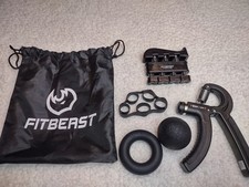 FitBeast Hand Grip Strengthener Workout Kit 5 Pack Forearm Grip