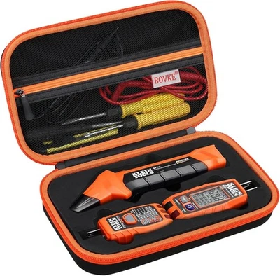 BOVKE Circuit Breaker Finder Integrated GFCI Outlet Tester Receptacle Klein Tools case