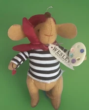 NEW DEMDACO Fancifollies WESLEY THE WEINER Dachshund Tiny Troupe 2018 7”