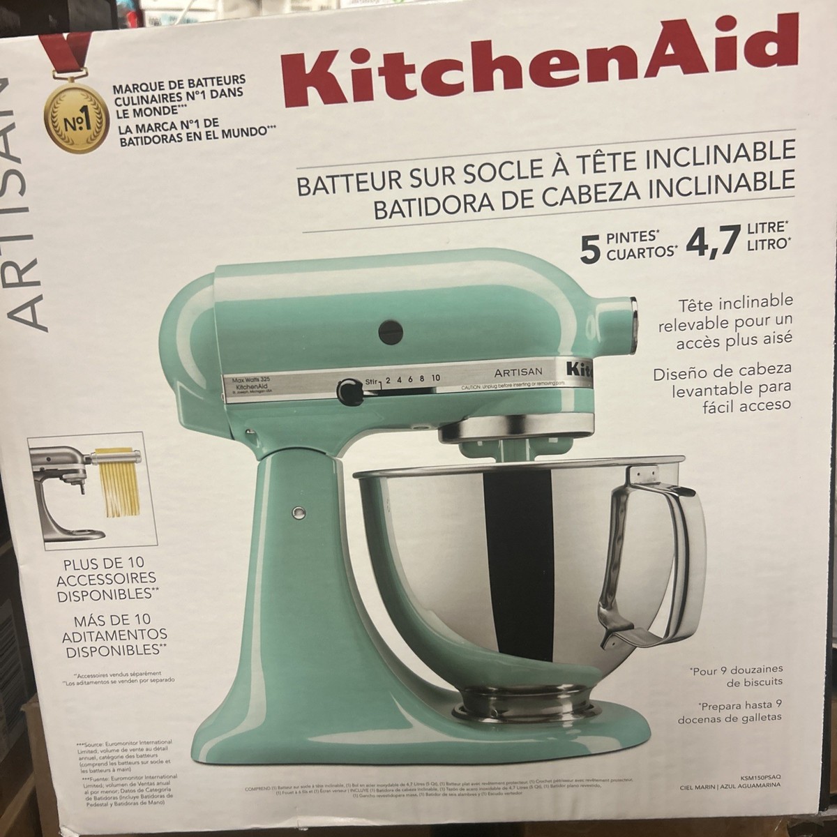 Buy KitchenAid KSM150PSAQ Artisan 5qt Tilt-Head Stand Mixer